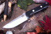 Bark River Knives: Bravo 1 - CPM CruWear - Black G-10