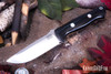 Bark River Knives: Bravo 1 - CPM CruWear - Black Linen Micarta