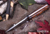 Bark River Knives: Bravo 1 - CPM CruWear - Desert Ironwood - Orange Liners - Brass Pins