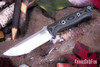 Bark River Knives: Bravo 1 - CPM CruWear - Green & Black Suretouch - Matte - Black Liners - Hollow Pins