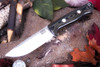 Bark River Knives: Bravo 1 - CPM CruWear - Rampless - Black & Green Linen Micarta
