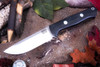 Bark River Knives: Bravo 1 - CPM CruWear - Rampless - Black Linen Micarta