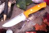 Bark River Knives: Bravo 1 - CPM CruWear - Rampless - Blaze Orange G-10