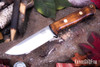 Bark River Knives: Bravo 1 - CPM CruWear - Rampless - Dark Curly Maple - Brass Pins #1