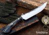 Lon Humphrey Knives: Viper - Forged 52100 - Storm Maple - Red Liners - LH24HI003