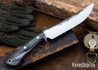 Lon Humphrey Knives: Viper - Forged 52100 - Storm Maple - Red Liners - LH24HI012