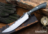 Lon Humphrey Knives: Viper - Forged 52100 - Storm Maple - Black Liners - LH24HI029