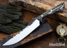 Lon Humphrey Knives: Viper - Forged 52100 - Storm Maple - Black Liners - LH24HI033