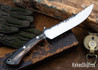 Lon Humphrey Knives: Viper - Forged 52100 - Storm Maple - Orange Liners - LH24HI048