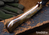 Lon Humphrey Knives: Viper - Forged 52100 - Storm Sassafras - Orange Liners - LH24HI067