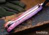 Lon Humphrey Knives: Viper - Forged 52100 - Backwoods Box Elder - Red Liners - LH24HI106