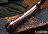 Lon Humphrey Knives: Viper - Forged 52100 - Tasmanian Blackwood - Orange Liners - LH24HI144