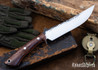 Lon Humphrey Knives: Viper - Forged 52100 - Tasmanian Blackwood - Orange Liners - LH24HI145