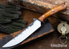 Lon Humphrey Knives: Viper - Forged 52100 - Desert Ironwood - Red Liners - LH24HI161