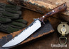 Lon Humphrey Knives: Viper - Forged 52100 - Desert Ironwood - Red Liners - LH24HI162