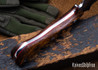 Lon Humphrey Knives: Viper - Forged 52100 - Desert Ironwood - Red Liners - LH24HI162