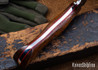 Lon Humphrey Knives: Viper - Forged 52100 - Desert Ironwood - Red Liners - LH24HI164