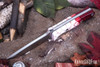 Bark River Knives: Bravo 1 - CPM Cruwear - Ruby Frost Dragon Sclae - Black Liners - Hollow Pins #1