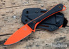 Benchmade Knives: 15201OR Altitude - Carbon Fiber - CPM-S90V - Orange Cerakote