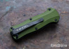 Benchmade Knives: 3350-2302 Mini Infidel - Limited Edition - CPM-S30V - Woodland Green Aluminum