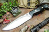 Bark River Knives: Bravo Strike Force II - CPM 3V - Black G-10 - Red Liners - Brass Pins