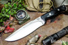 Bark River Knives: Bravo Strike Force II - CPM 3V - Black Linen Micarta