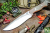 Bark River Knives: Bravo Strike Force II - CPM 3V - Ghost Green Jade G-10 - Orange Liners