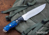 Bark River Knives: Bravo Strike Force II - CPM 3V - Arctic Dragon Scale - White Liners - Mosaic Pins