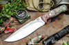 Bark River Knives: Bravo Strike Force II - CPM 3V - Rose & Green Maple Burl
