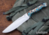 Bark River Knives: Bravo Strike Force II - CPM 3V - Gunmetal Cholla Cactus with Turquoise #2