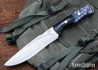 Bark River Knives: Bravo Strike Force II - CPM 3V - Nebula Dragon Scale - Black Liners