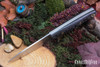 Bark River Knives: Little Creek II - CPM MagnaCut - Black Carbon Fiber - White Liners - Mosaic Pins