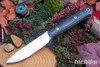 Bark River Knives: Little Creek II - CPM MagnaCut - Blue Denim Micarta - Toxic Green Liners - Mosaic Pins