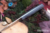 Bark River Knives: Little Creek II - CPM MagnaCut - Gray & Black Suretouch - Forest Green Liner - Hollow Brass Pins- Matte