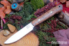 Bark River Knives: Little Creek II - CPM MagnaCut - Natural Maple Burl - Mosaic Pins
