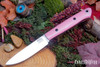 Bark River Knives: Little Creek II - CPM MagnaCut - Pink G-10 - Black Liners & Pins