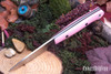 Bark River Knives: Little Creek II - CPM MagnaCut - Pink G-10 - Black Liners & Pins