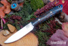 Bark River Knives: Little Creek II - CPM MagnaCut - Blue & Copper Pinecone - Mosaic Pins