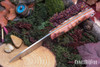Bark River Knives: Little Creek II - CPM MagnaCut - Krakken Voodoo Resin - Orange Liners
