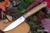 Bark River Knives: Little Creek II - CPM MagnaCut - Natural Canvas Micarta