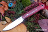 Bark River Knives: Little Creek II - CPM MagnaCut - Red Tigertail Maple Burl - Mosaic Pins #2