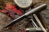 Bark River Knives: Gunny Sidekick - CPM MagnaCut - Green Canvas Micarta - Red & White Liners