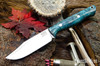 Bark River Knives: Gunny Sidekick - CPM MagnaCut - Blue Maple Burl