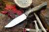 Bark River Knives: Gunny Sidekick - CPM MagnaCut - Bog Oak - Black Liners - Mosaic Pins #1