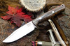 Bark River Knives: Gunny Sidekick - CPM MagnaCut - Brown & Red Maple Burl