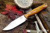 Bark River Knives: Gunny Sidekick - CPM MagnaCut - Desert Ironwood - Mosaic Pins #4