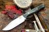 Bark River Knives: Gunny Sidekick - CPM MagnaCut - Gray Maple Burl - Mosaic Pins