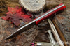 Bark River Knives: Gunny Sidekick - CPM MagnaCut - Red Pinecone - Black Liner