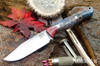 Bark River Knives: Gunny Sidekick - CPM MagnaCut - Red & Blue Maple Burl #4