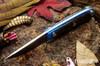 Bark River Knives: Iron River MagnaCut - Glow Pinecone - Blue Liners